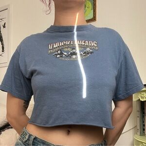 Vintage 3 Stooges Knuckleheads Riding Club Crop Top